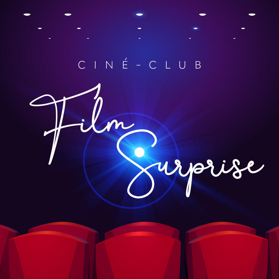 Visuel pour annoncer un film surprise